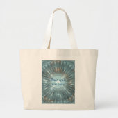 Kerstkathedraal Grote Tote Bag (Voorkant)