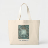 Kerstkathedraal Grote Tote Bag (Voorkant)