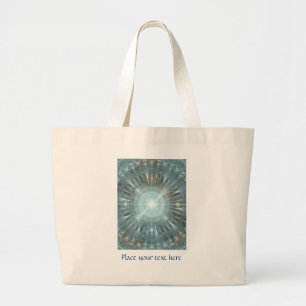 Kerstkathedraal Grote Tote Bag