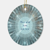 Kerstkathedraal Keramisch Ornament (Links)