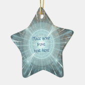 Kerstkathedraal Keramisch Ornament (Links)