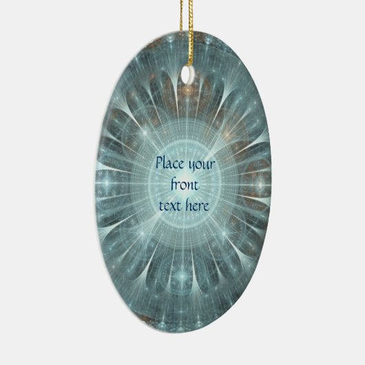 Kerstkathedraal Keramisch Ornament (Rechts)