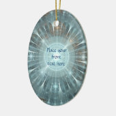 Kerstkathedraal Keramisch Ornament (Links)