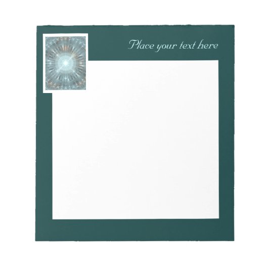 Kerstkathedraal Notitieblok (Voorkant)