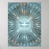 Kerstkathedraal Poster (Voorkant)