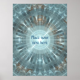 Kerstkathedraal Poster