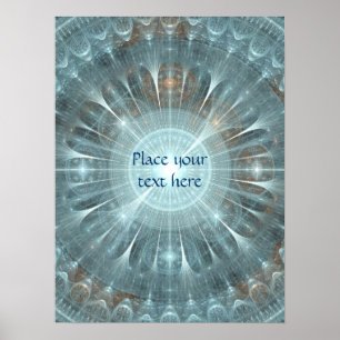 Kerstkathedraal Poster