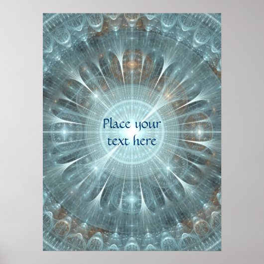 Kerstkathedraal Poster (Voorkant)