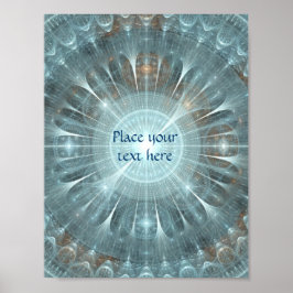 Kerstkathedraal Poster