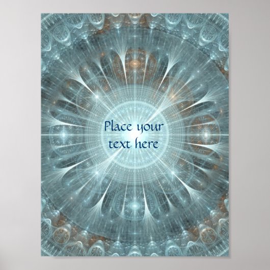 Kerstkathedraal Poster (Voorkant)