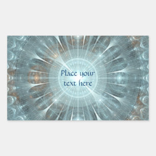 Kerstkathedraal Rechthoekige Sticker