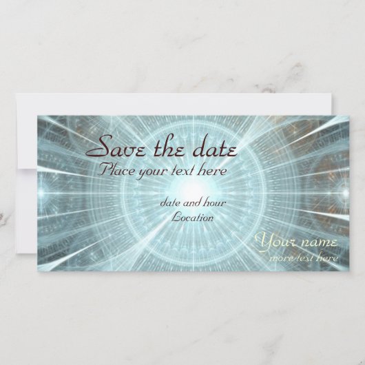 Kerstkathedraal Save The Date (Voorkant)