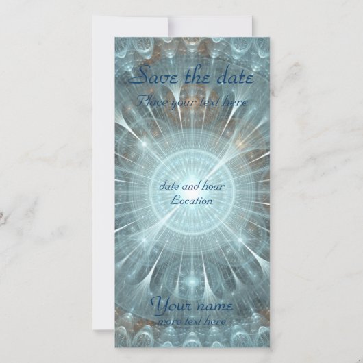 Kerstkathedraal Save The Date (Voorkant)