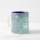 Kerstkathedraal Tweekleurige Koffiemok (Voorkant links)