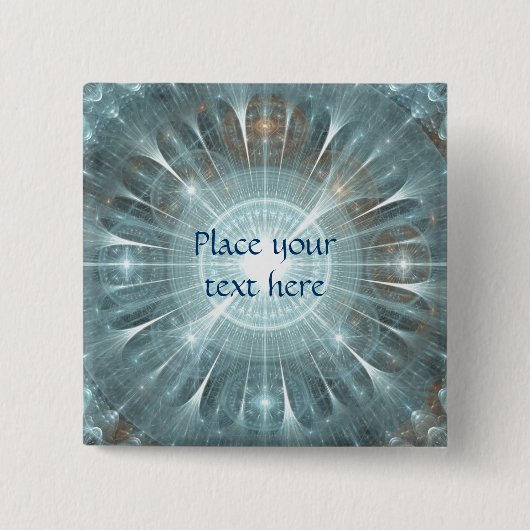 Kerstkathedraal Vierkante Button 5,1 Cm (Voorkant)