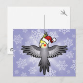 kerstkatiel feestdagenkaart (Voorkant / Achterkant)