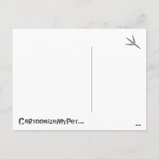 kerstkatiel feestdagenkaart (Achterkant)