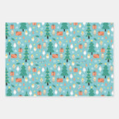 kerstkatiel inpakpapier vel (Voorkant 3)