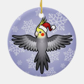 kerstkatiel keramisch ornament (Achterkant)