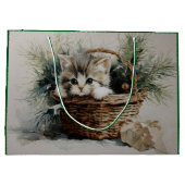 Kerstkatje Groot Cadeauzakje (Achterkant)