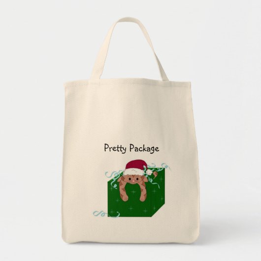 Kerstkatje Tote Bag (Voorkant)