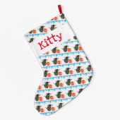 Kerstkatjes en cadeaus grote kerstsok (Achterkant (Hangend))