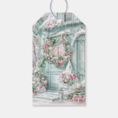 kerstkatoen cadeaulabel (Achterkant)