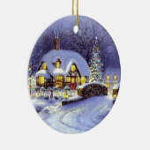 kerstkatoen keramisch ornament (Rechts)