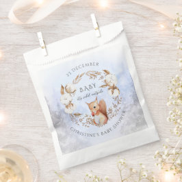 Kerstkatoenbloem, ruw, luiend vierkant bedankzakje