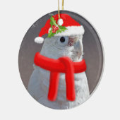 kerstkatoensieraad keramisch ornament (Links)