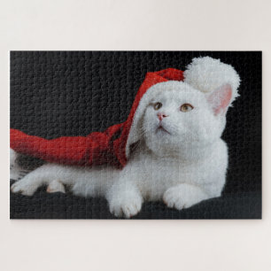 Kerstkatpuzzel Legpuzzel