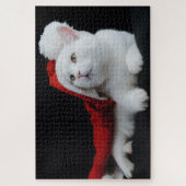 Kerstkatpuzzel Legpuzzel (Verticaal)