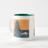 Kerstkatten afspelen door de Mok van de boom (Voorkant links)