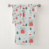 kerstkatten bad handdoek (Insitu)