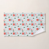 kerstkatten bad handdoek (Handdoek)