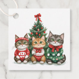 kerstkatten bedankjes labels