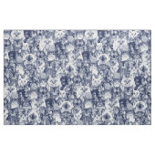 kerstkatten blauw stof (Yard (91,4 cm))