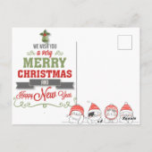 kerstkatten briefkaart (Achterkant)