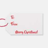 Kerstkatten Cadeaulabel (Achterkant Horizontaal)