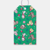 kerstkatten cadeaulabel (Voorkant)