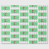 kerstkatten cadeaupapier (Vlak)