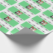 kerstkatten cadeaupapier (Hoek)