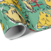 kerstkatten cadeaupapier (Rol Hoek)