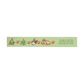 Kerstkatten Cartoon Retouradreslabels (Individueel)
