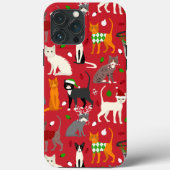 kerstkatten Case-Mate iPhone case (Achterkant)