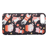 kerstkatten Case-Mate iPhone case (Achterkant (Horizontaal))