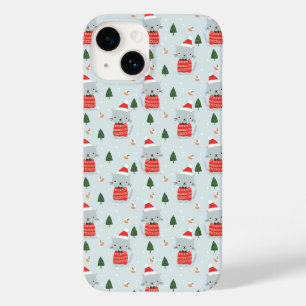 kerstkatten Case-Mate iPhone 14 hoesje