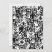 kerstkatten feestdagenkaart (Voorkant)