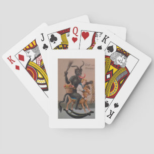 Kerstkatten, Feestelijke Felines, Vakantie Meow-ti Pokerkaarten