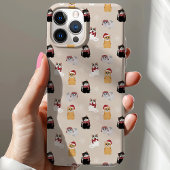 Kerstkatten Festiviteit Patroon Case-Mate iPhone Case
